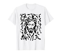 Oculto Jesús Rostro Ilusión óptica Cristiano Camiseta