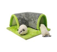 Oculto para hámster - Práctico casita para dormir para cobayas | Cálida cama de peluche para animales pequeños, túnel lavable escondido chinchilla, hámster, erizo