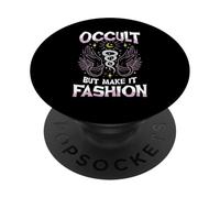 Oculto Pero hazlo a la Moda Mystic Serpent Moon PopSockets PopGrip Adhesivo