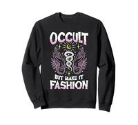 Oculto Pero hazlo a la Moda Mystic Serpent Moon Sudadera