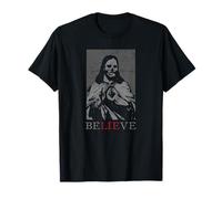 Oculto Satanás Jesús Lie Anticristo Ateo Brillante Devil Gótico Camiseta