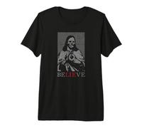Oculto Satanás Jesús Lie Anticristo Ateo Brillante Devil Gótico Camiseta Premium