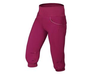 Ocun Ocùn Noya - Pantalones cortos de escalada para mujer, talla: M, color: rododendro vino, Vino/Roddodendro