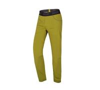 Ocun Pantalones Jaws para Hombre, Pantalones de Escalada en Roca Duraderos con Elasticidad Bidireccional, Ajuste 3D, Cintura Elástica y Bolsillos para Herramientas, Aguacate Verde, X-Large