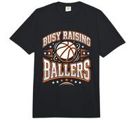 Ocupado criando a un Padre de Baloncesto Comfort Colors Adult Heavyweight T-Shirt