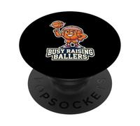 Ocupado criando a un Padre de Baloncesto PopSockets PopGrip Adhesivo