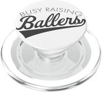 Ocupado Raising Ballers - Baseball Mom & Parent Sports PopSockets PopGrip para MagSafe