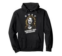 Ocupado Tomando Malas Decisiones Retro Pop Art Divertido Sarcástico Sudadera con Capucha