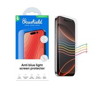 Ocushield Protector de pantalla de privacidad para 17 Pro - Vidrio templado antiespía, filtro de luz azul, 95% de transparencia, instalación sin burbujas, resistente a los arañazos, compatible con