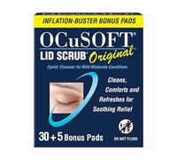 OCuSOFT Lid Scrub Original 35 Count Inflation Buster con 5 almohadillas adicionales