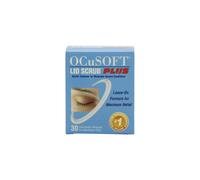 OCuSOFT Lid Scrub PLUS - Toallitas humedecidas sin enjuague para p rpados, para afecciones moderadas a severas - Limpiador hidratante para p rpad