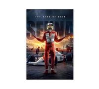 ocvdfss Ayrton Senna - Póster en lienzo para decoración de pared, pinturas para sala de estar, dormitorio, 40 x 60 cm