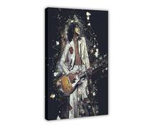 ocvdfss Póster de Jimmy Page 015 en lienzo para decoración de pared, pinturas para sala de estar, dormitorio, 40 x 60 cm