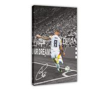 ocvdfss Toni Kroos - Póster de lienzo para decoración de dormitorio, oficina, habitación, regalo, 30 x 45 cm