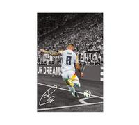 ocvdfss Toni Kroos - Póster en lienzo para decoración de dormitorio, oficina, habitación, regalo, 40 x 60 cm