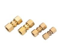 OD 4 6 8 10 12 15-42mm 3/16 "1/4" 5/16 "3/8" 1/2 "Unión de compresión de tubo conector de instalación de tuberías de latón hogar jardín aceite agua combustible(8mm to 12mm)