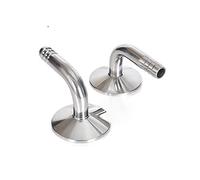 OD 89mm SS304 Stainless Steel Hose 90 Degree Elbow Ferrule OD 106mm Fit 3.5" Clamp Pipe for Home