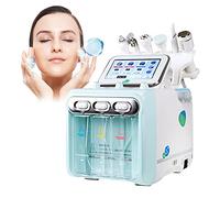 OD.zepp Máquina de microdermoabrasión de diamante profesional 6 en 1 multifunción limpieza de la piel y poros, Hydra máquina de masaje facial limpieza máquina de belleza de burbujas pequeña