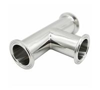 OD19mm-102mm SS304 3 Way Tee Ferrule 1.5 2 3 Fit 1.5-4 Inch Tri Clamp (Color : 63mmx Ferrule 77.5, Size : SS304)