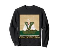 Oda Nobunaga Guerrero histórico japonés Arte Ukiyo-e Sudadera