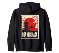 Oda Nobunaga Samurai Warlord Japón Atardecer Sudadera con Capucha