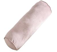 Odaima Almohada Corporal Cilíndrica,Cojin Cervical Cilíndrica del Cuello Terciopelo, Cojines Reposacabezas Transpirable Multifuncional,para Lumbar,Rodillas,Dormir/Hogar/Oficina(Rosa Claro)