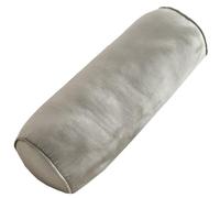 Odaima Almohada Corporal Cilíndrica,Cojin Cervical Cilíndrica del Cuello Terciopelo, Cojines Reposacabezas Transpirable Multifuncional,para Lumbar,Rodillas,Dormir/Hogar/Oficina(Gris Claro)