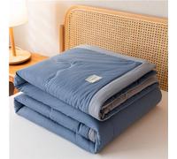 Odaima Summer Quilt Cooling Comforter,Cotton Fabric Summer Quilt King Queen Size, Soft Cooling Blanket for Night Sweats Hot Sleeper, Breathable Lightweight Blankets Washable(Color1,180x200cm/71x79in)