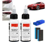 Odalit Ultimate Paint Restorer, Odalit Car Scratch Repair Wax, Odalit Beeswax Spray, Car Paint Restorer with Sponge & Wipe, Car Polish, Multi-Effect Protection, for All Vehicles (2Pcs)