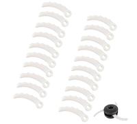 Odashen 20 cuchillas de repuesto de plástico para cuchillas Makita 198426-9 198383-1 DUR368AZ DUR369AZ DUR368LZ