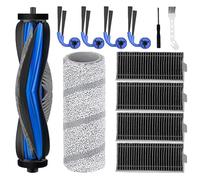 Odashen Paquete de 12 accesorios de repuesto para aspiradora Ecovacs Deebot X11 OmniCyclone/X11 Pro/X11 Pro Omni /X11, cepillo principal, rodillo de trapeador, cepillo lateral, filtro HEPA, cepillo de