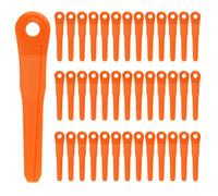 Odashen Paquete de 40 cuchillas de plástico 4002 007 1000 para Stihl PolyCut 6-2, 6-3, 7-3, 28-2, 48-2, 27-3, 47-3, cuchillas de repuesto para cabezal Stihl PolyCut