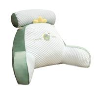 Odavom Respaldo para sentarse en la cama | lectura para adultos en la cama - Cojín lumbar con brazos para apoyar la espalda mientras se relaja, juega, lee, mira la televisión