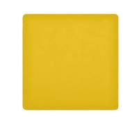 ODAWA Bolsa de cosméticos de tela autoadhesiva de color amarillo cromado de 13.8 x 13.8 pulgadas, capacidad intercambiable, bolsa de cosméticos portátil para viajes