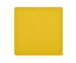 ODAWA Bolsa de cosméticos de tela autoadhesiva de color amarillo cromado de 13.8 x 13.8 pulgadas, capacidad intercambiable, bolsa de cosméticos portátil para viajes