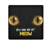 ODAWA Bolsa de cosméticos mágica con diseño de gato, color negro, capacidad intercambiable, paño mágico de fácil almacenamiento para cámara, 17.7 x 17.7 pulgadas
