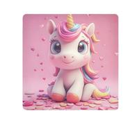 ODAWA Cute Cartoon Unicon - Protector de lente autoadhesivo de tela de 13.8 x 13.8 pulgadas