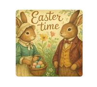 ODAWA Envoltura protectora para cámara, diseño vintage de conejitos de Pascua para pareja, tela autoadhesiva mágica para cámara, lente, laptop, 13.8 x 13.8 pulgadas
