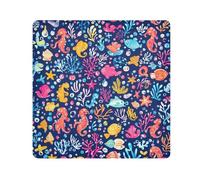 ODAWA Funda protectora para cámara, diseño de criaturas subacuáticas, tela autoadhesiva, 55 x 55 cm, protección para cámara y lente
