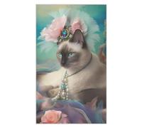 ODAWA Funny Siamese Cat - Toallas de cocina reutilizables reutilizables de 45,7 x 76,2 cm
