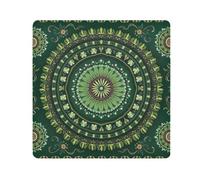 ODAWA Magic Cosmetics Pouch - Funda autoadhesiva para cámara (34 cm), diseño de mandala, color verde