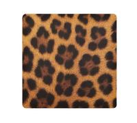 ODAWA Magic - Funda autoadhesiva para cámara, color morado y negro, tartán de tartán autoadhesivo, para electrónica, Leopard Brown Black Tan, 13.8x13.8in, Leopard Brown Black Tan