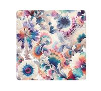 ODAWA Paño autoadhesivo de 55 x 55 cm, colorido teñido anudado para lente de cámara, paño autoadhesivo mágico para cámara, lente, laptop