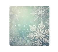 ODAWA Snowflakes - Paño autoadhesivo de 17.7 x 17.7 pulgadas, antiarañazos, paño mágico de fácil almacenamiento para cámara, tableta, portátil