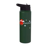 ODB Ol Dirty Ba-ard Christmas Logo Santa Wu Tang 90s Hip Hop Stainless Steel Insulated Water Bottle