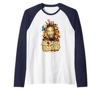 ODB OL Dirty Ba-ard Splash Graffiti Hip Hop Rap Años 90 Retro Camiseta Manga Raglan