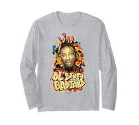 ODB OL Dirty Ba-ard Splash Graffiti Hip Hop Rap Años 90 Retro Manga Larga
