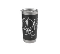 ODB Ol Sucio Ba-ard Wu Tang Graffiti Hip Hop 90s Gangsta Vaso térmico de acero inoxidable de doble pared