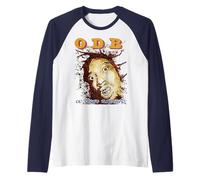 ODB Old Dirty Ba-ard Graffiti Retro Hip Hop 90 Rap Gangsta Camiseta Manga Raglan