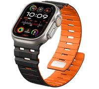 Odbeai Correa magnética compatible con Apple Watch Ultra 3/2/Ultra Band para hombres de 49 mm, 46 mm, 45 mm, 44 mm, 42 mm, imán fuerte, antideslizante, resistente al sudor, correa deportiva de